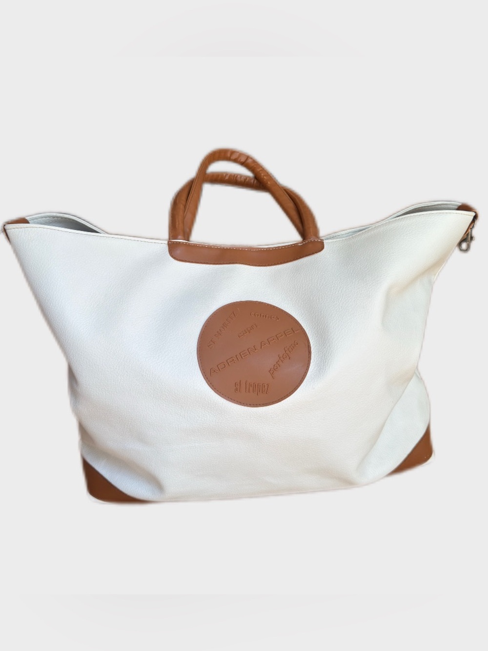 Vintage Adrien Arpel Riviera Travel Tote Bag Capri, Portofino, St Tropez etc